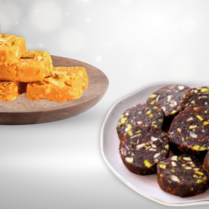 offer 1kg Gond Pak + 1kg Dates & nuts Slice